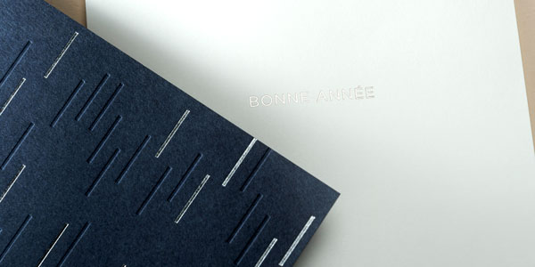 2021 Carte de voeux, photo du feuillet intérieur pour personnalisation