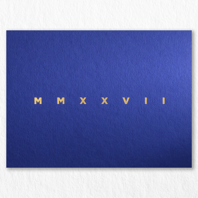 2027 Carte Voeux Luxe Invariable Majorelle