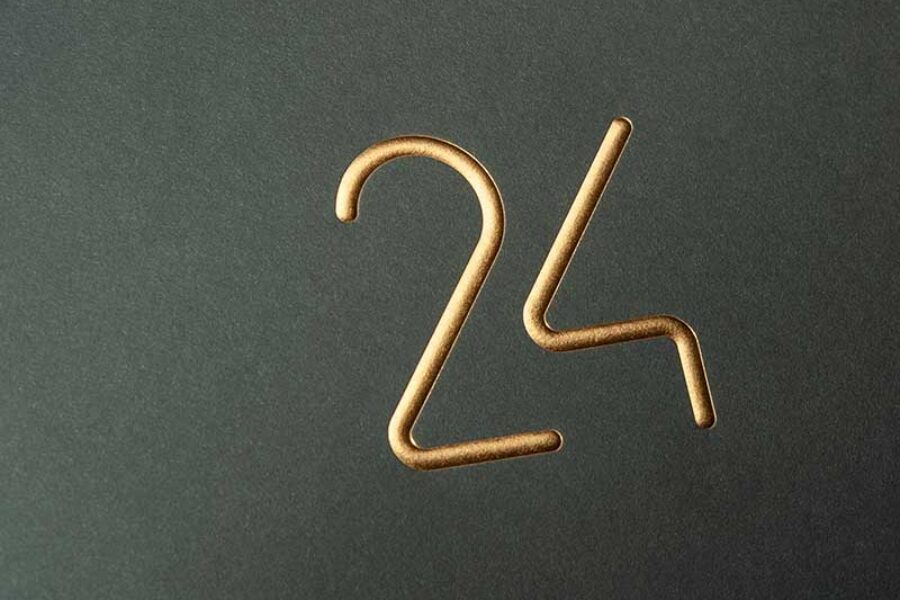 CARTES DE VŒUX DE LUXE 2024 - Intaglio